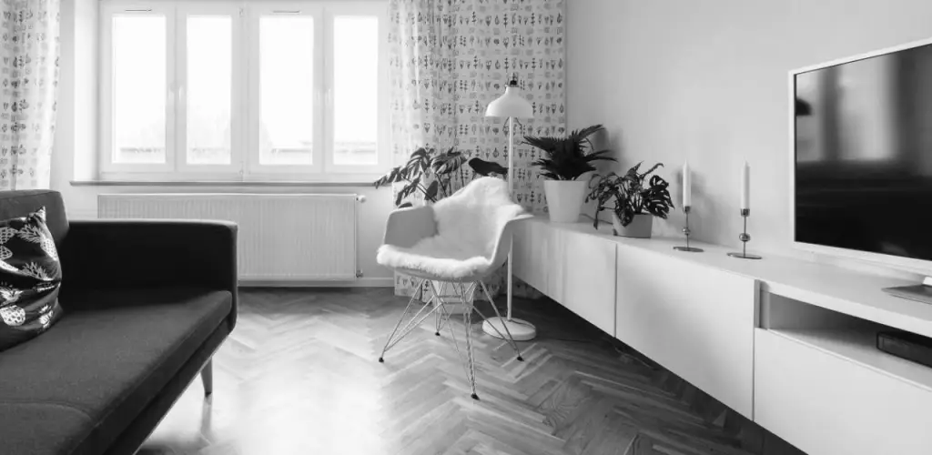 Living room  vacant staging